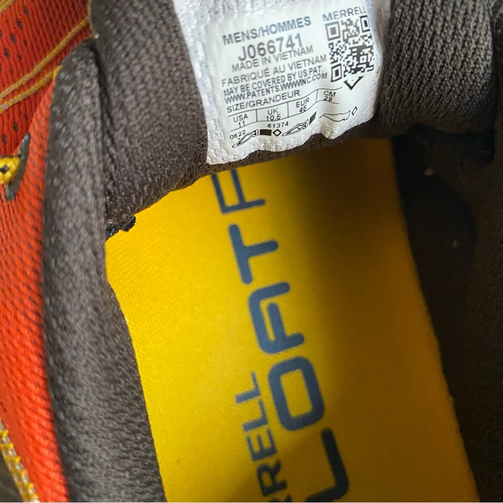 Merrell Moab Flight Outdoor Lightweight Trail Running Shoes Sneakers Mens 11 - Picture 9 of 11